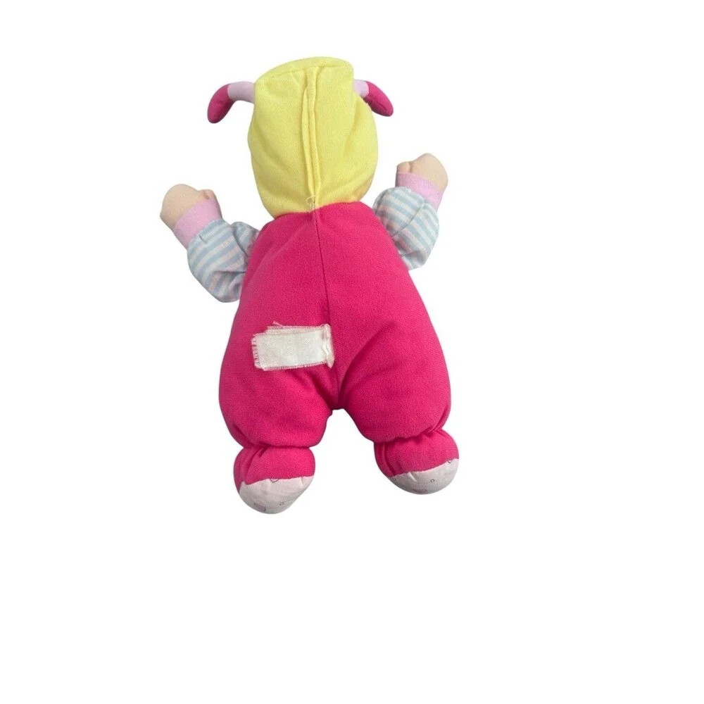 Goldberger LOVE BUG BEE HAPPY 11” Adorable Baby Vinyl Face Cuddle Doll Pastel